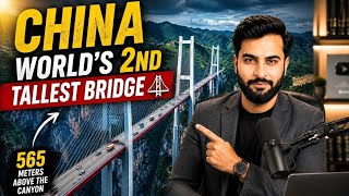 China Built a Bridge Above the Clouds! 😱 | Beipanjiang Bridge Engineering Marvel