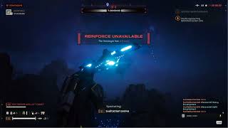 Helldivers 2 Funny moment - Hit by a falling ship!