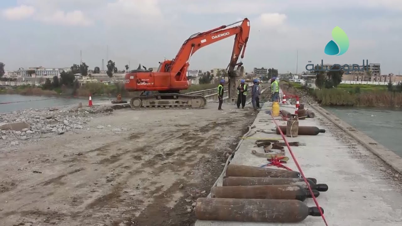 استمرار اعمال تاهيل جسر الحرية ومدير المشروع يؤكد حرصهم على انجازه خلال المدة المقررة