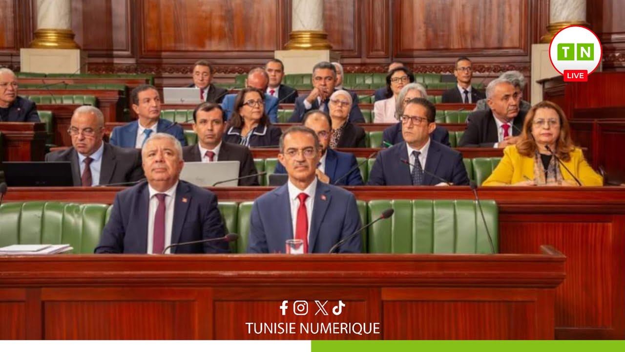 كلمة وزير الفلاحة عز الدين بن الشيخ على  هامش الجلسة العامة الخاصة بمناقشة ميزانية وزارة الفلاحة