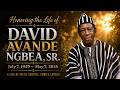 Celebration Of Life For David Avande Ngbea Sr May 30 2026 