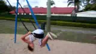 Front Flip Stay On Swing
