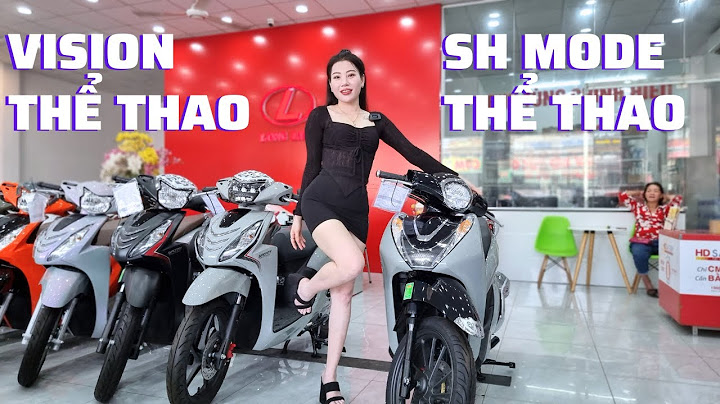 So sánh xe vision và sh mode