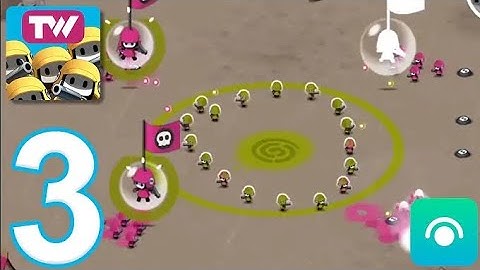 Tactile Wars - Gameplay Walkthrough Part 3 - Level 2-4 (iOS, Android)