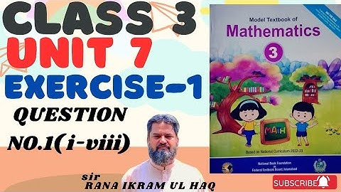 #Math Grade 3 Exercise-1 Q1 (i, ii, iii, iv, v, vi, vii, viii). Unit-7 Geometry. #NBF.#FG Schools