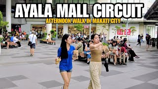 Ayala Mall Circuit  Walking Tour In Makati Philippines4k