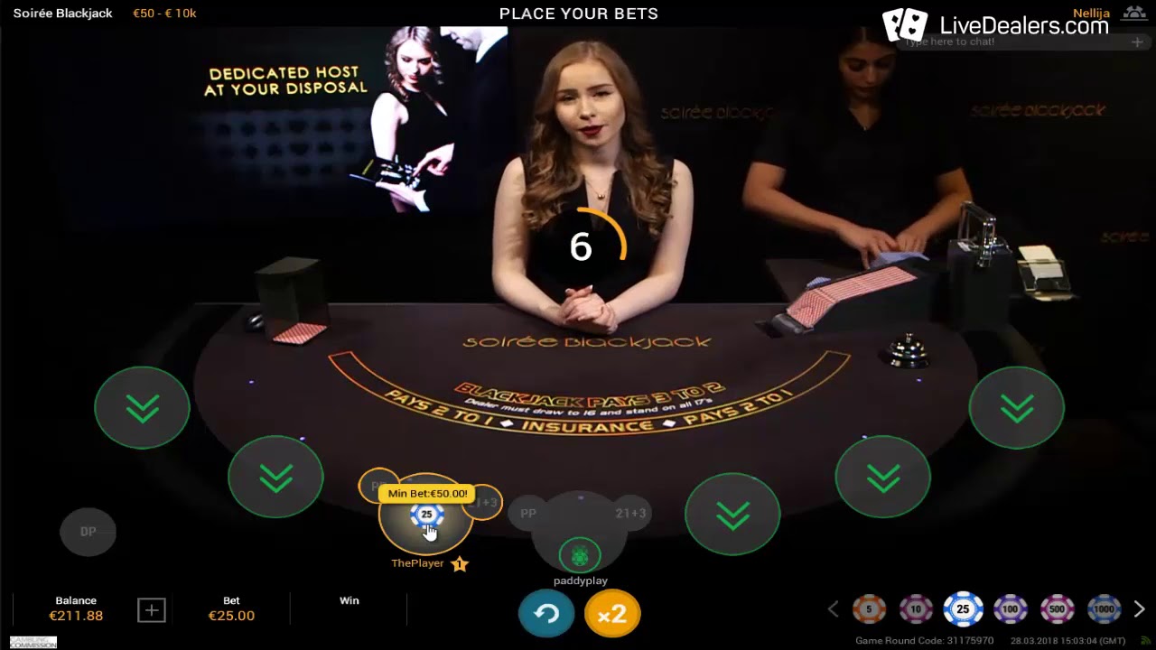 Soiree Live Blackjack Review Best Playtech Powered Casinos