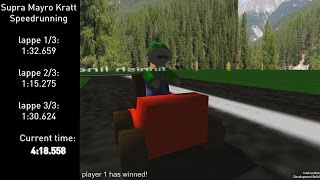 Supra Mayro Kratt - Musshrom Villadge Non-SC in 4:18 (Previous WR)