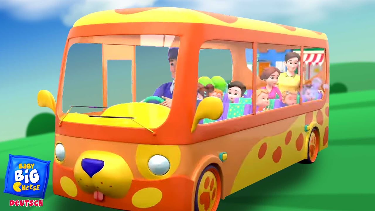 Die Räder vom Bus Kinderlieder zum Mitsingen auf Deutsch Baby Big
