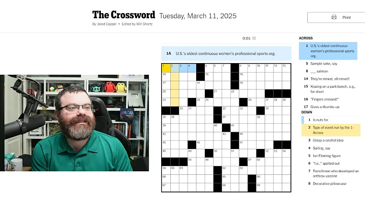 Learning Crossword Week 43 | NYT Crossword Tuesday March 11th, 2025