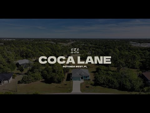 131 Coca Ln, Rotonda West, FL home video tour