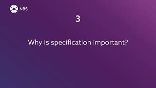 NBS CPD – An introduction to specification writing