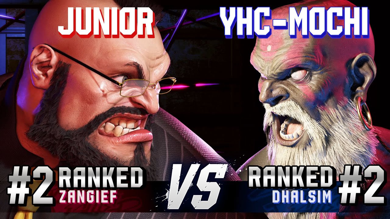 SF6 ▰ JUNIOR (#2 Ranked Zangief) vs YHC-MOCHI (#2 Ranked Dhalsim) ▰ High Level Gameplay