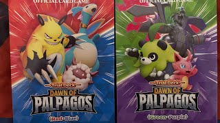 Palworld Official Card Game Trial Decks Unboxing