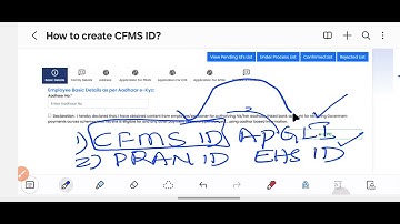 How to create CFMS ID in telugu|CFMS ID CREATION TELUGU #cfms #hrms