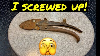 I Screwed Up!!! Restoration of Rarely Seen Klenk Cutters.