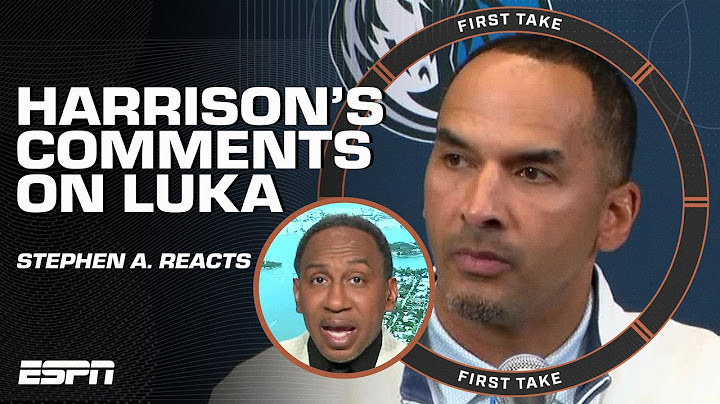 Stephen A. calls Nico Harrison 'TONE DEAF' for his Luka Doncic comments! | First Take