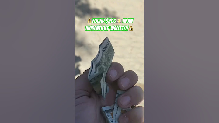 Empty wallet found, until wife looked inside hidden pouch and found 💵💵!! #treasure #explore #money