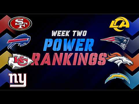 NFL Week 2 Power Rankings