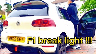 HOW TO FIT F1 BRAKE LIGHT!!!! 🐊🐊🔥🔥