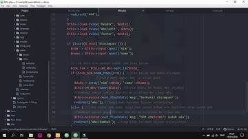 Cara Membuat CRUD Sederhana di Framework Codeigniter (CI) menggunakan metode MVC - Bagian 4