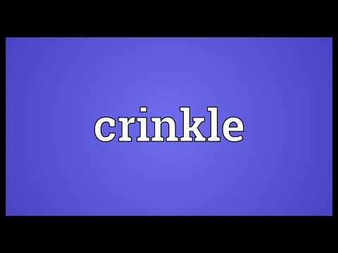 Video: Wat is de betekenis van Krinkel?