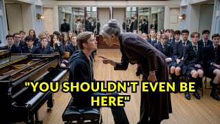 Teacher Forces Barron Trump to Play Piano to Humiliate Him, But His Talent Leaves Her Speechless!