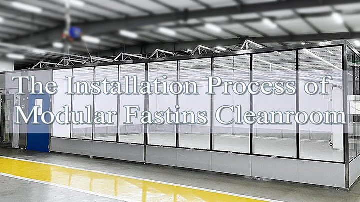 How to quickly install one modular clean room