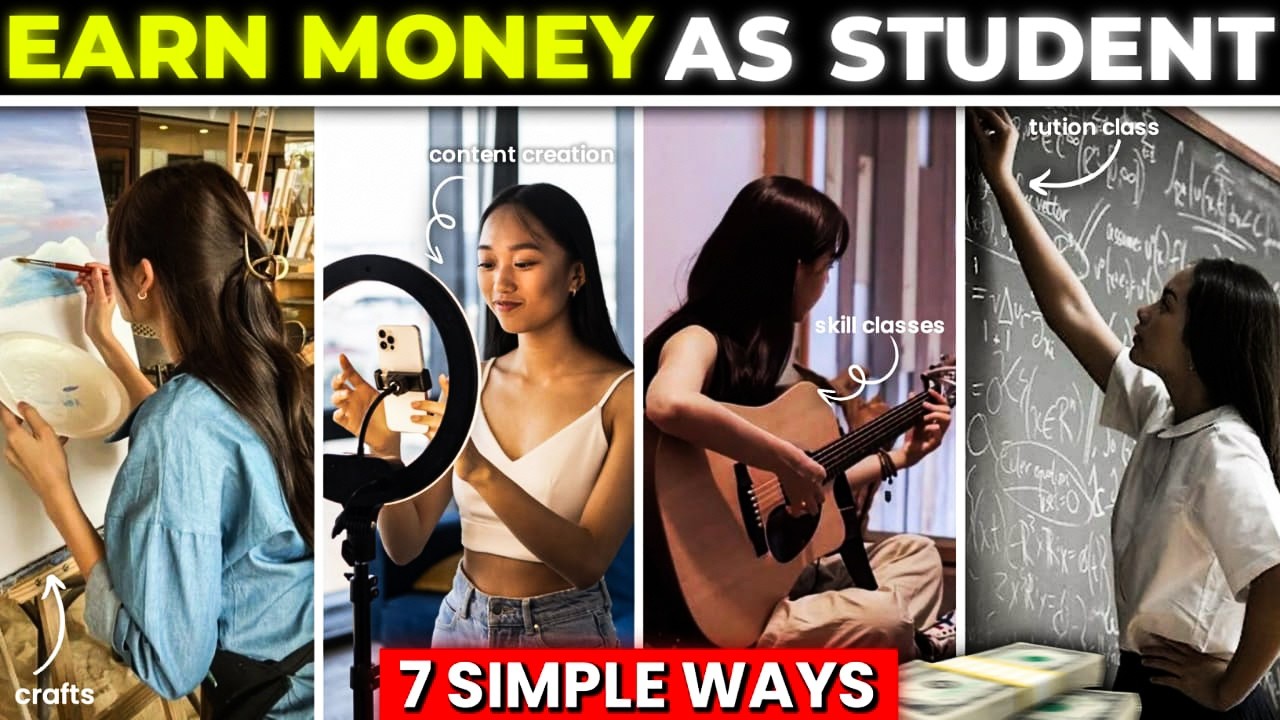 7 Simple Ways to Make Money as Student 🔥| Make Online Money | AmbiJyo ...