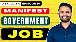 EP 16: Attract Government Job with Law of Attraction & Boost Your Career #AskAjaya by Awesome AJ 10,303 views 1 year ago 14 minutes, 6 seconds