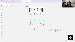 🔴  Live Coding 💻  - (Day #422 Morning) -2270. Number of Ways to Split Array