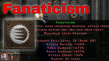 D2R Skills & Abilities - Fanaticism, Offensive Auras (Paladin)