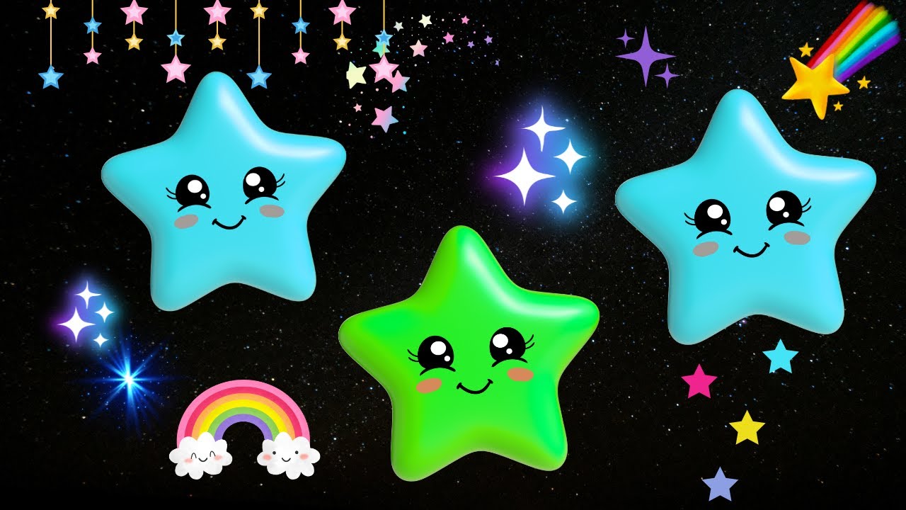 ✨ Twinkle Twinkle Little Star Magic Sky Song with Shiny Stars, Moon Smiles & Cozy Night Feel 🌙⭐