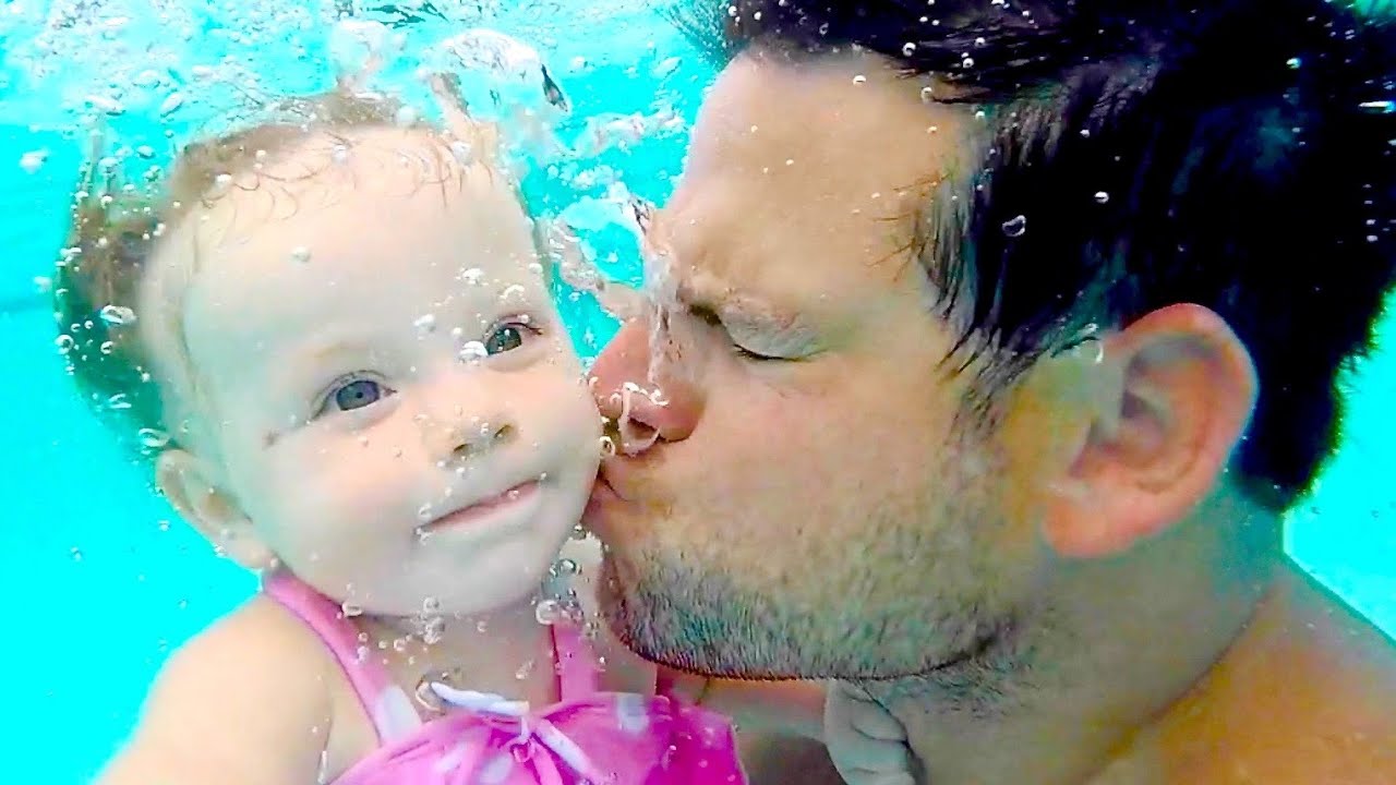 UNDERWATER BABY KISSES YouTube