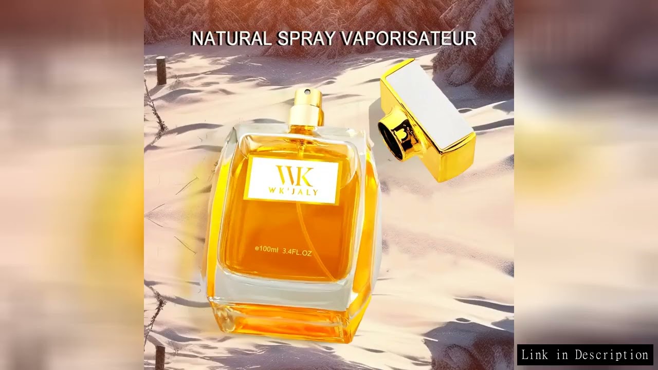 WK JALY Natural Spray Vaporisateur Eau De Parfum, With Notes of Citrus, Jasmine, Vanilla, Lemon, Ori