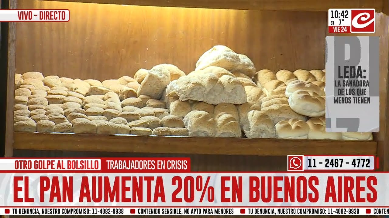 Golpe al bolsillo del trabajador: el pan vuelve a aumentar en el AMBA ...