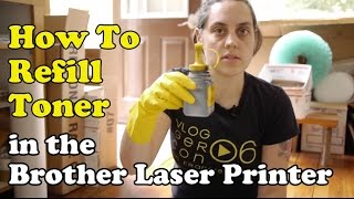 Scavenger Life: How to Refill Toner in the Brother Laser Printer 2270 2170