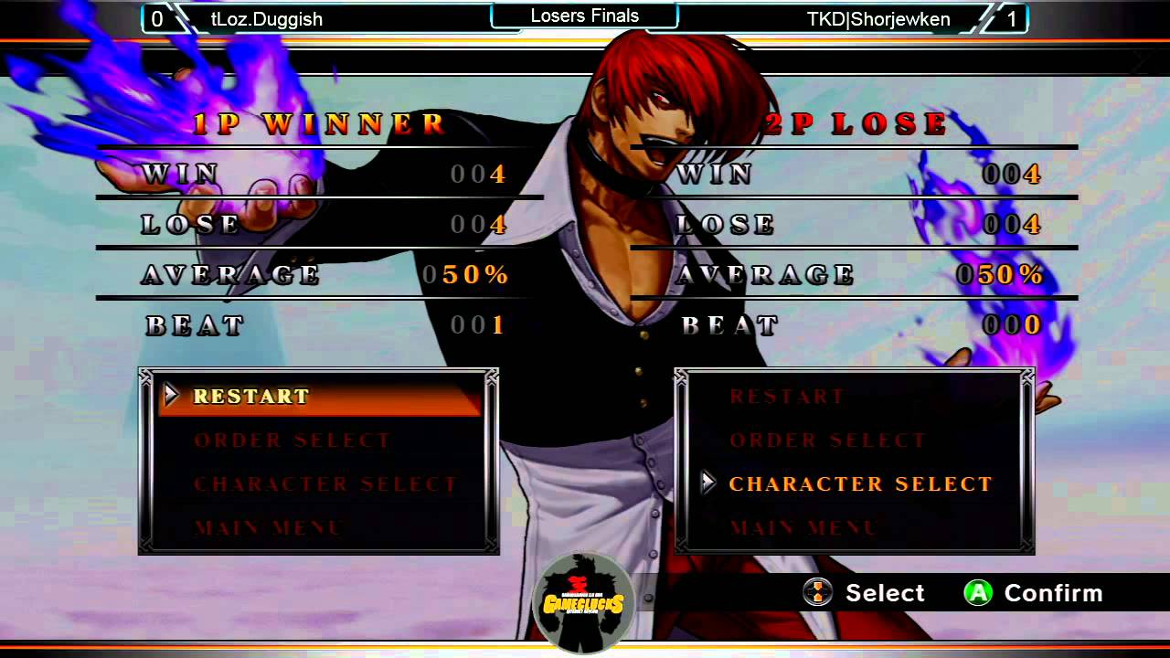 GCT #52  KOF XIII LF - tLoz.Duggish vs TKD Shorjewken