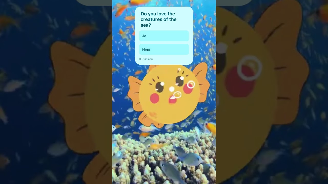 The creatures of the sea 