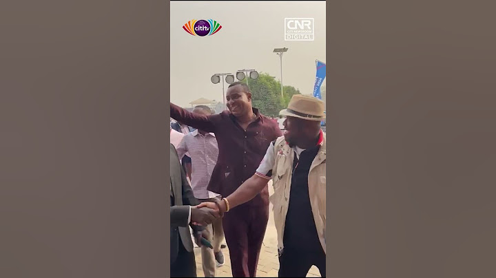 #BawumiaSpeaks: Wontumi  gets a warm reception on his arrival for Dr. Bawumia's address.