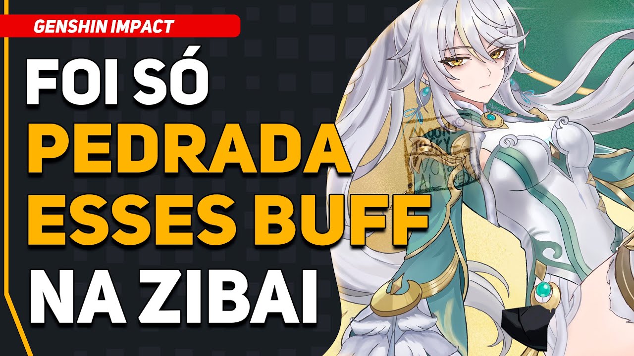 MUDANÇAS no Kit da Zibai na V3 da Beta | Genshin Impact