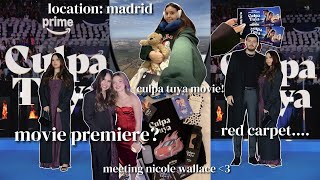 SPEND A WEEK WITH ME: traveling to spain, movie premiere, imposter syndrome ✈️🎬🇪🇸