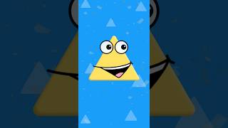 Funny Triangle Shape for Kids 🔺| Fun Learning Video For Children #shorts