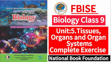 Class 9 Biology Unit 5 Complete Exercise | New Syllabus 2024|LearnOnlineWithAnum