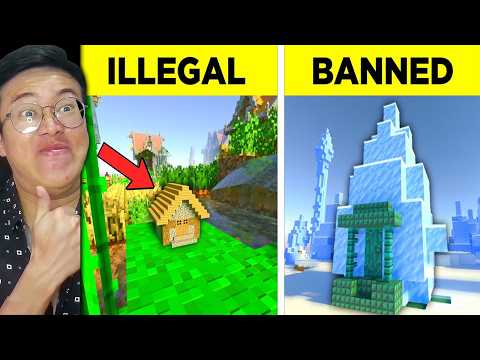 FIX INILAH 45 Build Hack Rumah ILLEGAL Yang Harus Kalian Buat Di Minecraft!!!