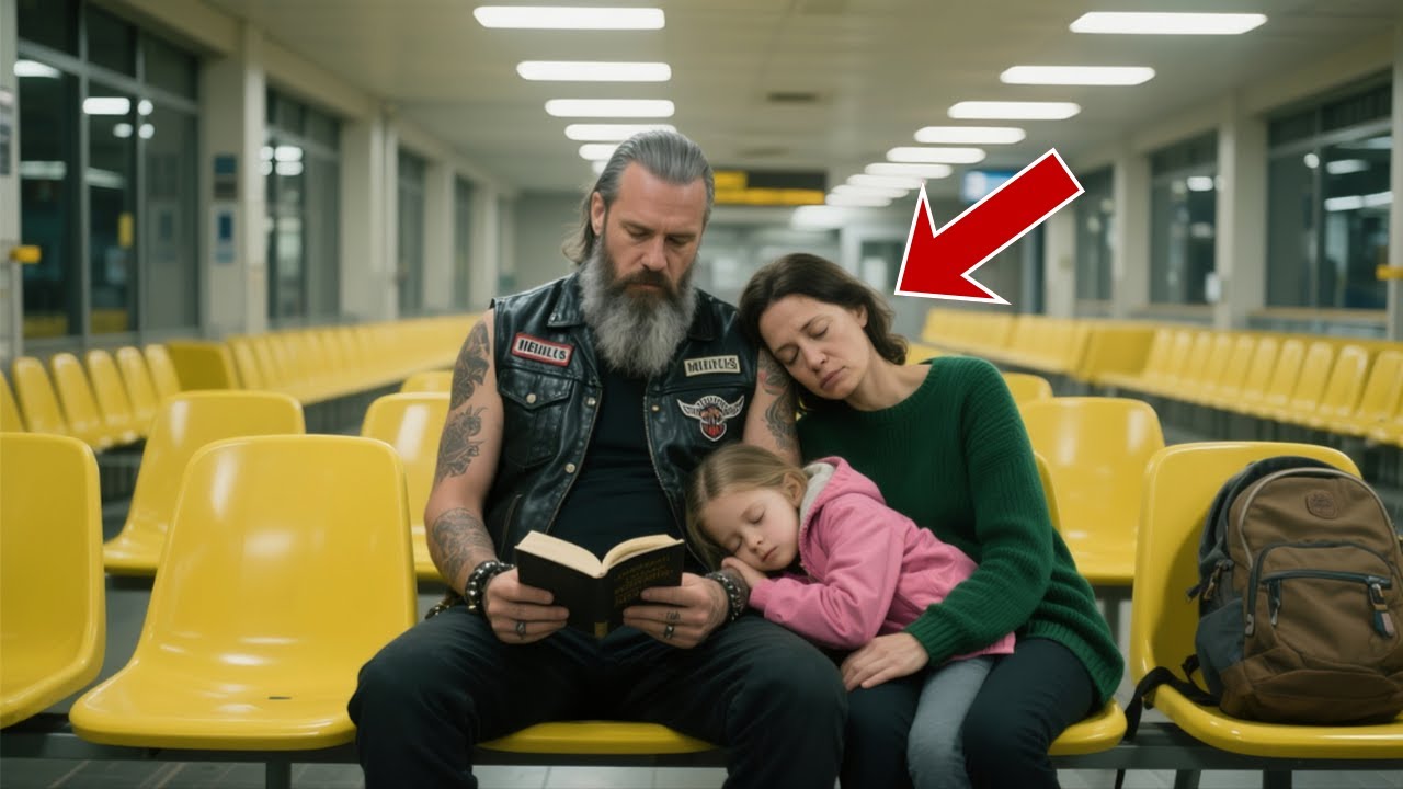 Single Mom Fell Asleep on a Biker’s Shoulder — What the Hell’s Angel Did Next Shocked Everyone