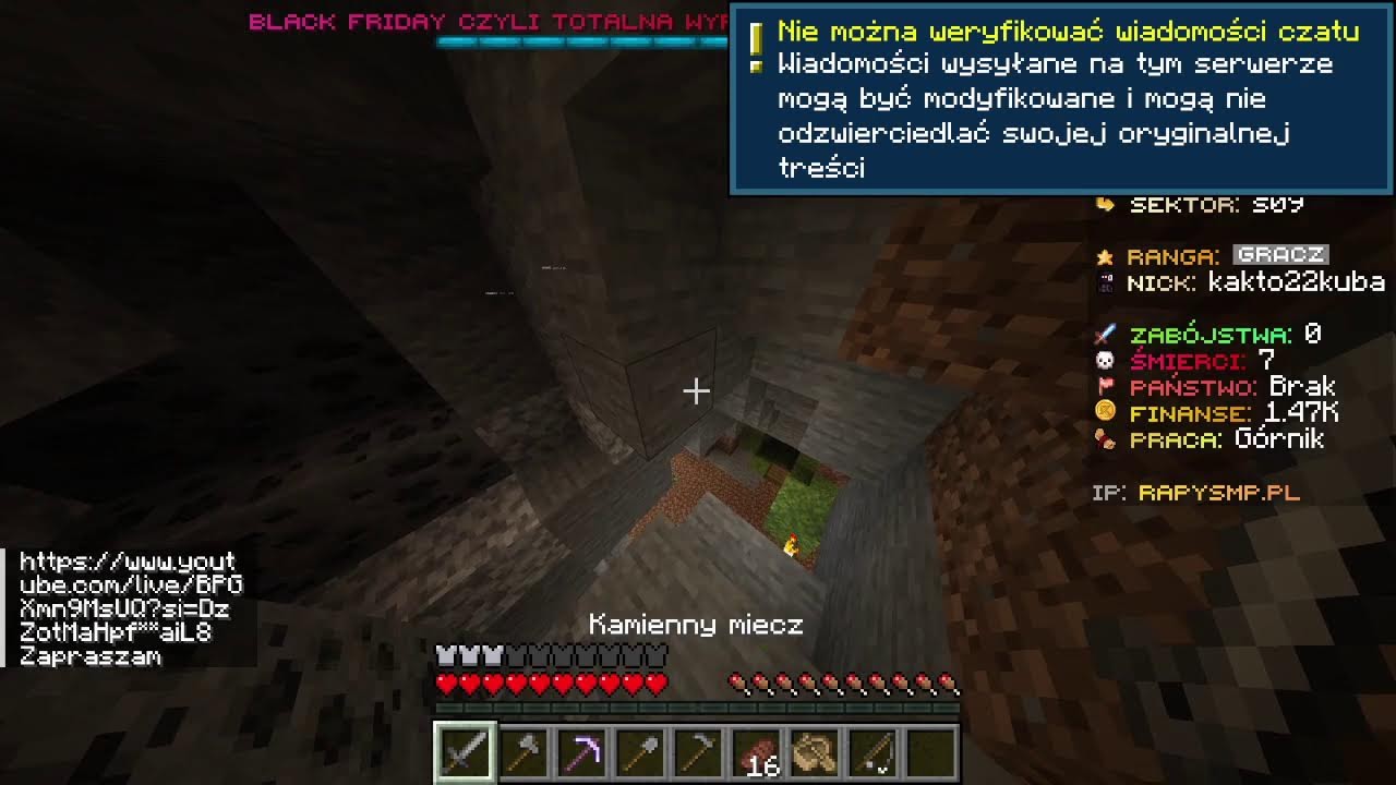 minecraft rapysmp.pl z donate link w opisie zrabiamy.