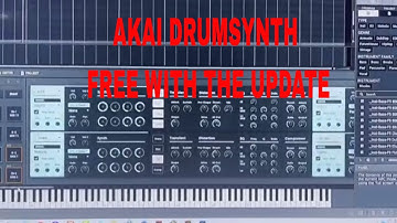 Akai mpc DRUMSYNTH MPC 2.9 update also for the Akai Force and Software