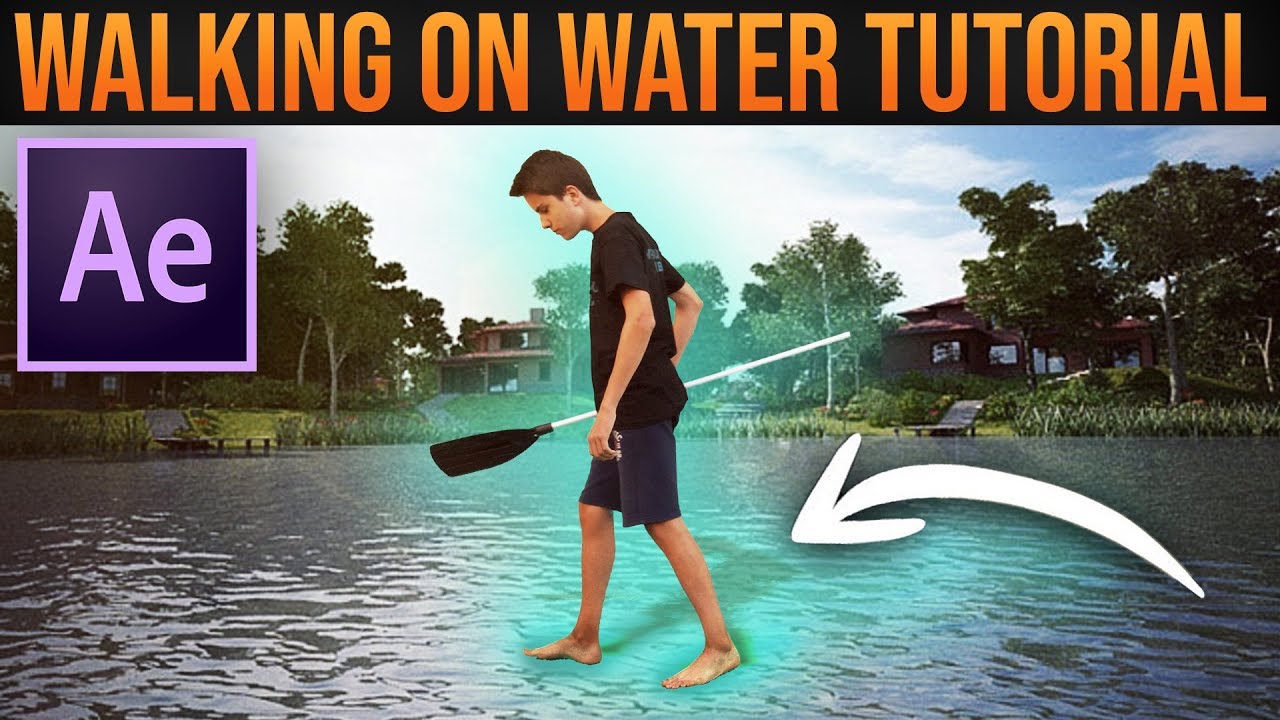 How to WALK ON WATER│After Effects VFX Tutorial YouTube