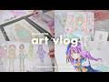 art vlog┊15年分(中学生〜現在)の原画を整理する🧹